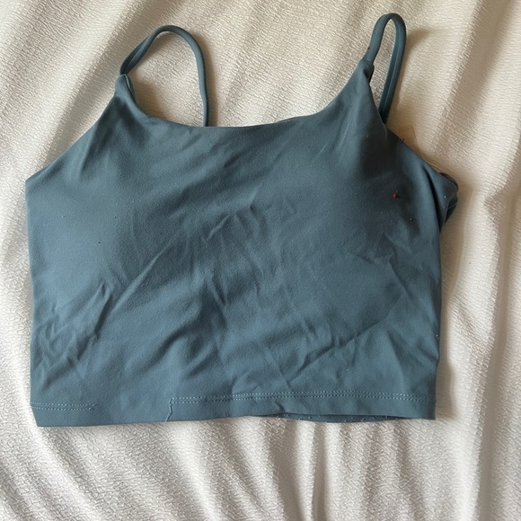 CROPPED BLUE SPORTS BRA TANK - Picture 3 of 3